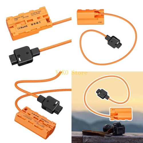 K32C Dummy Battery D-Tap Connector Καλώδιο τροφοδοσίας D-Tap σε NPF Dummy Battery Adapter