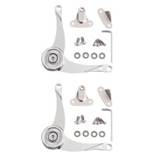 2Pcs Cabinet Lid Stay Folding Hinges Heavy Duty Lid Support