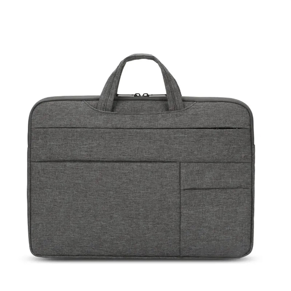 Handbag Laptop Bag For 13-15.6 Inch Laptops, Dark Briefcase Case Cover For Men And Women, Fits 12-13.3 Inch Models Grey 9347817999815