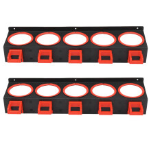 2 x Spray Bottle Storage Rack Abrasive Material Hanging Rail Car Beauty Salon Accessories Display