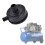 High Performances 25mm Thread Plastic Air Silencers Filter for 4