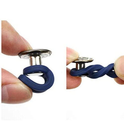 Extensor de cintura para jeans, saias e calças, pacote com 5 Blue 1