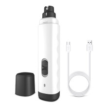 Stille oplaadbare hondennageltrimmer met 2-B
