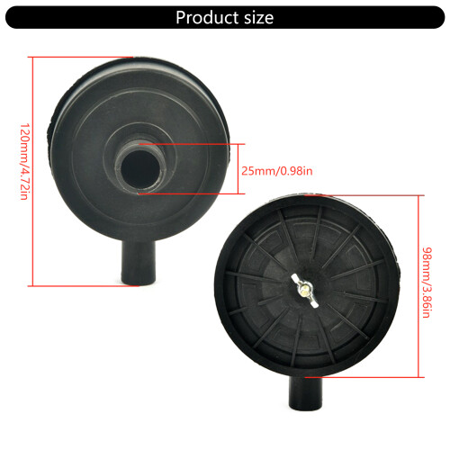 High Performances 25mm Thread Plastic Air Silencers Filter for 2
