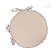 (30cm,Beige)30/38 Cm Solid Color Soft Round Chair Seat Cushion Seat Pads With Straps Tie On"--ZZ1