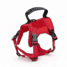 (RED)Tactical Cat Harness For Walking Escape Proof, Soft Mesh Adjustable Pet Vest Harness For Large Cat,small Dog