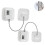 (White)2 Pack Refrigerator Lock - Heavy Duty Combination Fridge Lock P20250110925 1