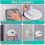 (White)2 Pack Refrigerator Lock - Heavy Duty Combination Fridge Lock P20250110925 4