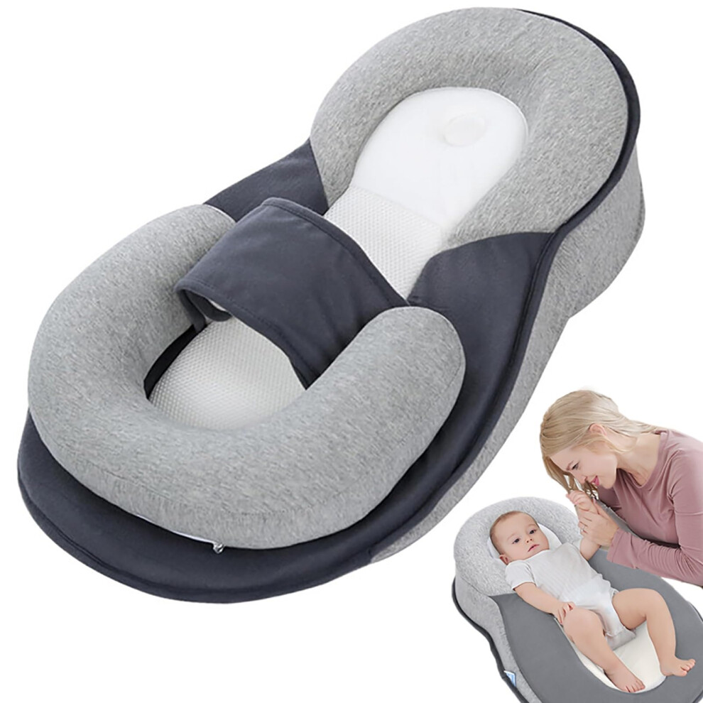 Anti Reflux Breastfeeding Pillow Portable And Washable Baby Feeding Support Pillow With Seat Belt Ergonomic Design
