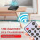 T10 NFC Bluetooth 5.0 Receiver 3.5mm AUX Port Adapter RCA Amplifier with Remote Control 4