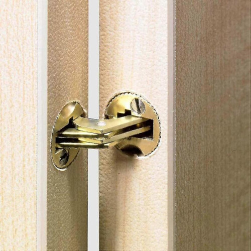 4pcs Box Hinge,cylinder,brass Hidden Concealed Hinge Invisible Barrel Hinge(size : 10mm) 2