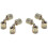 4pcs Box Hinge,cylinder,brass Hidden Concealed Hinge Invisible Barrel Hinge(size : 10mm) 2