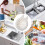 Kitchen Sink Drain Basket AntiClogging Food Catcher Drain Filter Net White Rabbit Ears 3