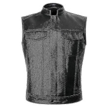 (S)Classic Motorcycle Leather Vest For Men Sleeveless Jacket Club Riding Biker Vests S-4xl
