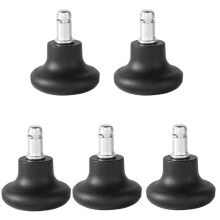 5er-Pack praktische- Weicher Boden aus schwarzem PVC