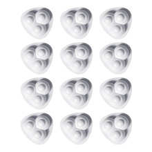 Roulettes portables robustes en acier au-Trois perles de colle