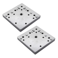 4040 Series M12 Aluminum Connection Corner Angle Joint Plate Extrusion Connector (Pack of 2) 4040/M12