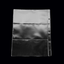 PVC-Papiergeld Album Transparente Zubehör Tragbare Ordnerhalter 10 Stück Banknotenseite Währungssammlung