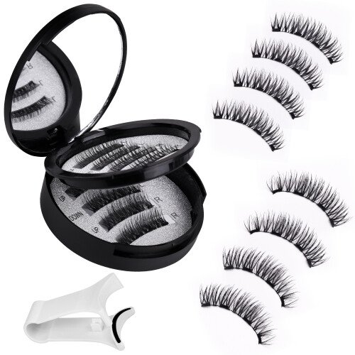 5D Magnetische Wimpern, 2er-Pack   Modell 1 1