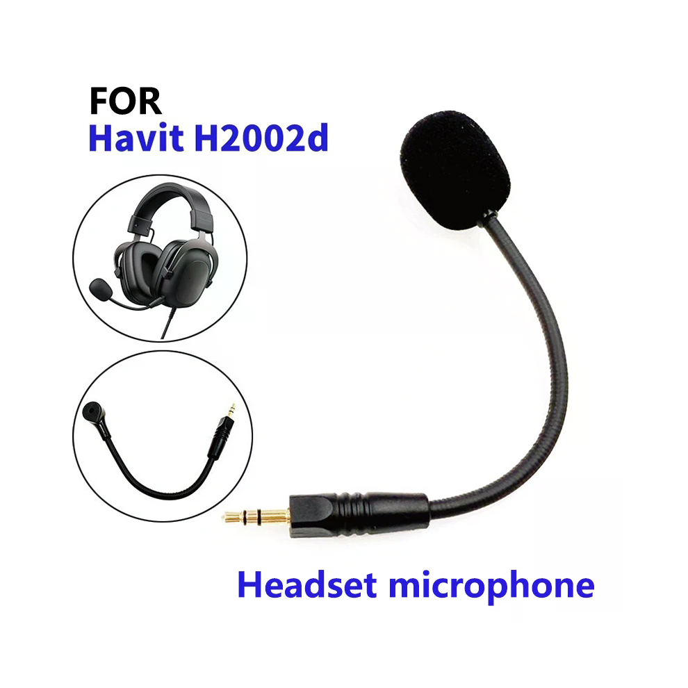 Replacement 3.5Mm Microphone For Havit H2002d Gaming Headset Mic E-Sports Games Replacement Microphone For Havit H2002d 6935161519723