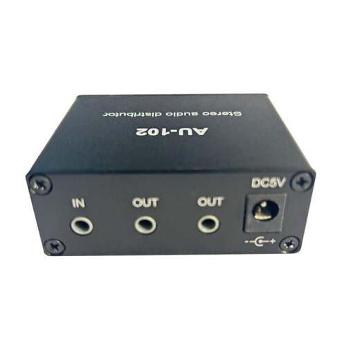 Auditory Splitter Box 2 Channel Sound Distributor 1x2 auditive Verteilung