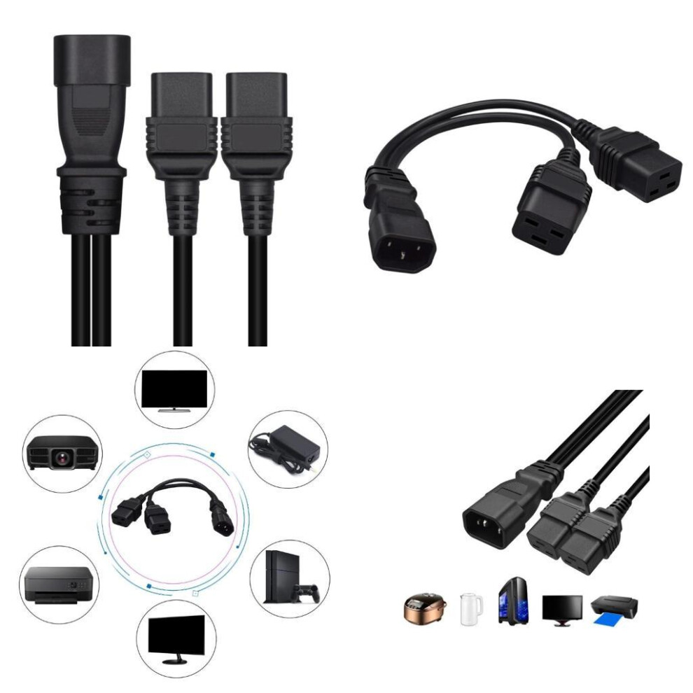 C14 To C19 Male/Female Extension Cable Pdu Ups Power Cord Pdu Power Splitter 6935161516500