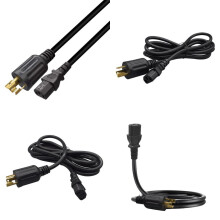14AWG-Server-Stromkabel, NEMA L5-30P bis IEC 320 C13, 15 Ampere 250 Volt, Rechenzentrumsqualität