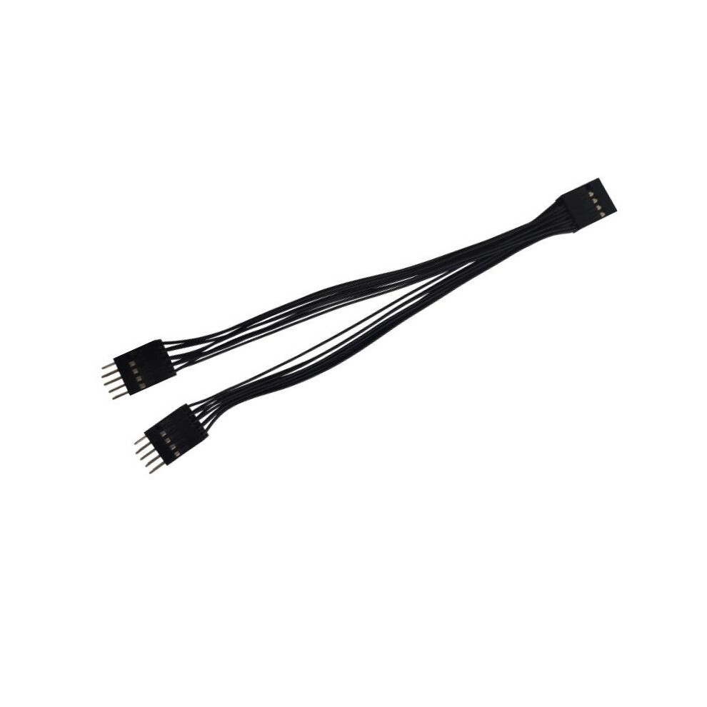 1Pcs Reset Desktop Power On/Off Dual Control Cable Pc Motherboard Switch Jumper 9-Pin 1 To 2 Line Splitter Switch 6935161516388