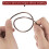 Bonsai Training Wire 1mm Anodized Aluminum Corrosion Resistant Brown 2 Pack 4