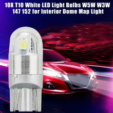 10X weiße LED-Glühbirnen T10 W5W W3W 194 168 Canbus Silica Bright White Führerschein Fahrzeuginnenbeleuchtung Lampe 6000K NE