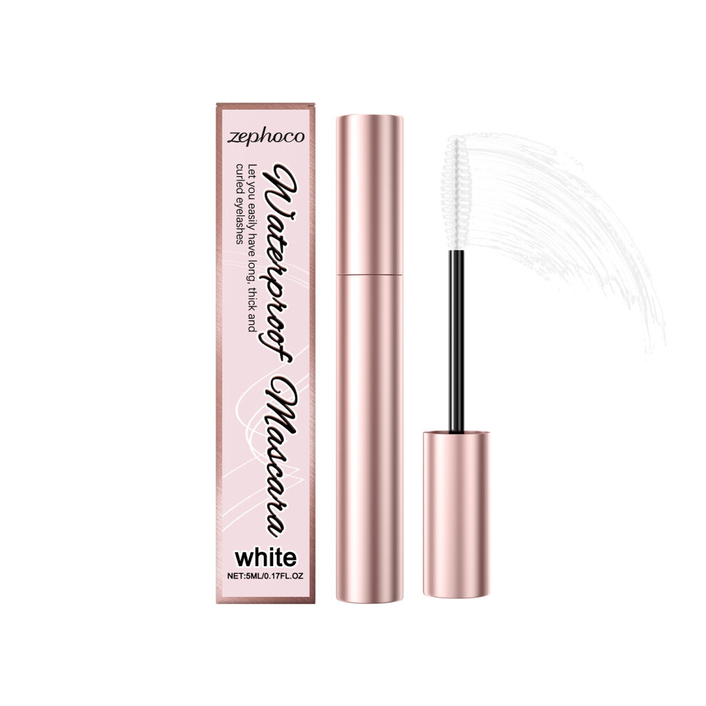 (White 5ml) Zephoco white mascara takes care of the natural length of the roots, is not easy to fall off and does not clump