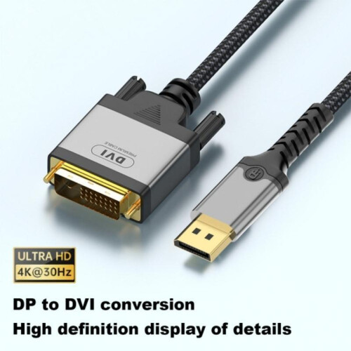 Καλώδιο προσαρμογέα 2m DP σε DVI Καλώδιο 1080P 60Hz Καλώδιο βίντεο Οθόνη πρ 1
