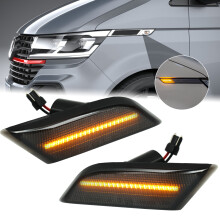 2X 12V sequentielle Seitenblinker für Volkswagen Transporter T6.1 Facelift 2020-UP Dynamischer Blinker E4