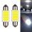 2x COB 39mm LED Lights Auto Festoon Εσωτερικός Θόλος Φωτιστικό Οροφής Λαμπτ 7