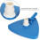 Weighted Triangular Pool Vacuum Head with Corner Brushes for Above Ground and Inground Pools Ref: 7576 3