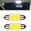 2x COB 39mm LED Lights Auto Festoon Εσωτερικός Θόλος Φωτιστικό Οροφής Λαμπτ 5