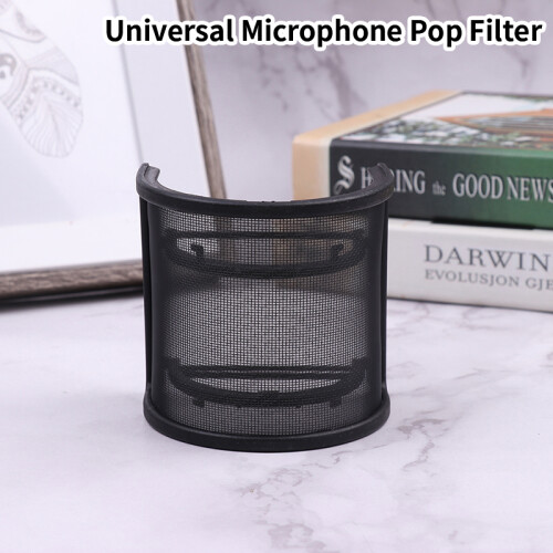 Universal Microphone Filter Condenser Microphone PC Studio Recording Metal Windscreen 2