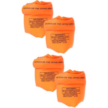 Pack of 2 Swimming Armbands for Adults, Swimming Armbands for the Pool, Inflatable Swimming Armbands Made of PVC 23X18X18CM Orange