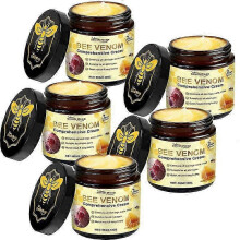(5pcs)Bee Venom Comprehensive Cream, Anti-Wart Reduces Blemishes, 2025 New Bee Venom Skincare Treatment Cream for All Skin Types New Arrival