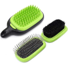 Pet Hair Remover Brush, 3 in 1 Pet Bath Massage Brush Grooming and Bathing Brushes for Dog and Cat"--ZZ1