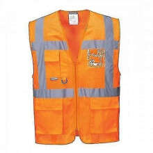 (XL,Orange)Mens Athens Safety Hi-Vis Vest New Arrival