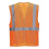 (L,Orange)Mens Athens Safety Hi-Vis Vest New Arrival 2