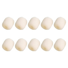 Auscultadores de lapela tamanho mini 10 peças Capas de espuma para microfones Microfone de espuma Para-brisas Capas de espuma para auscultadores K9 M