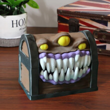 Monster-Schatztruhe fasst 10 Kassetten, 3D-gedruckte Spielkassetten-Organizer, Spielekarton, Schreibtisch-Dekoration, Dekoration