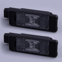 2 Stück 6340F0 Hinteres Kennzeichen Kennzeichen 12V Geeignet für Peugeot 106 1007 207 307 308 3008 406 407 508 607 Citroën C2 C3 C4 C6