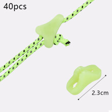 Camping Hiking Gear, Triangle Cord Adjuster For Outdoor Safety, Sunlight-powered Glow In The Dark Tensioner, Compact Lightweight Design For Easy