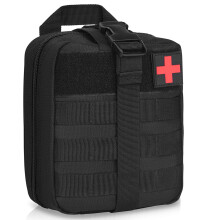 Aanpasbare tactische medische tas, IFAK-tas van Oxford-stof met meerdere compartimenten voor gepersonaliseerde opbergoplossingen.