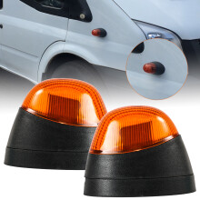 1 Paar für Ford Transit MK6 MK7 Vorderseite links & rechts Wasserdichtes Seiten-Blinklicht Lampe Repeater-Blinkleuchte