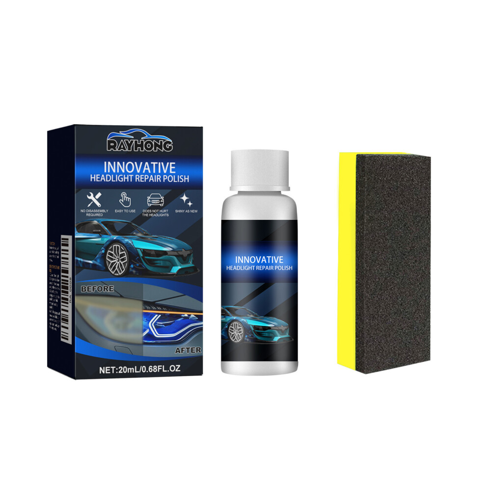 (20Mlsponge) Car Headlight Maintenance Solution Car Headlight Maintenance, Stain Removal, Scratch Removal, Renovation, Maintenance 6953842820470