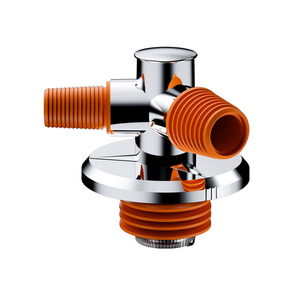 Drain Joint Abs Triple Connector Flexible Sewer Pipe Connector Easy To Install Electroplating Color Finish 9347817060485